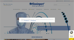 Desktop Screenshot of finnimport.de